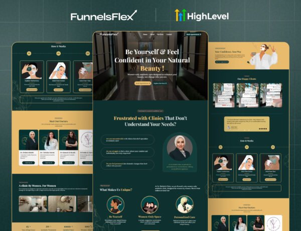 GoHighLevel Medical Template – Professional Website for Healthcare Experts