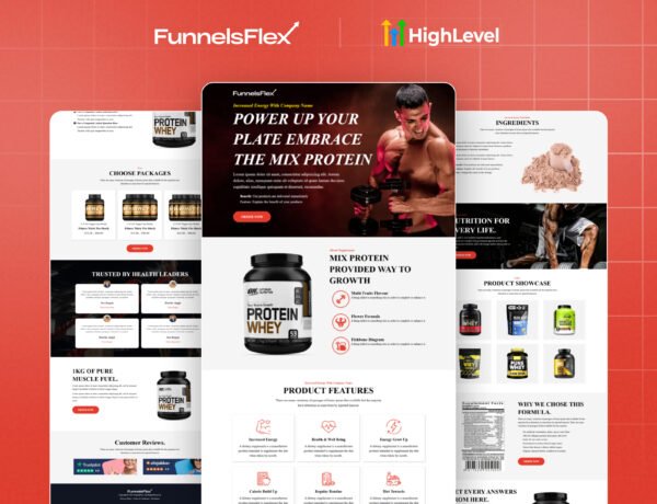 High-Converting Fitness Supplement Funnel