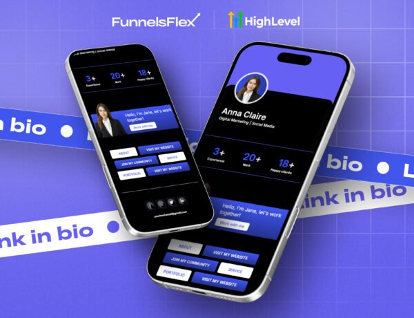 Digital Marketing | Social Media Link Page Bio Funnel Template