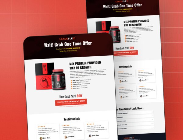 High-Converting Fitness Supplement Funnel