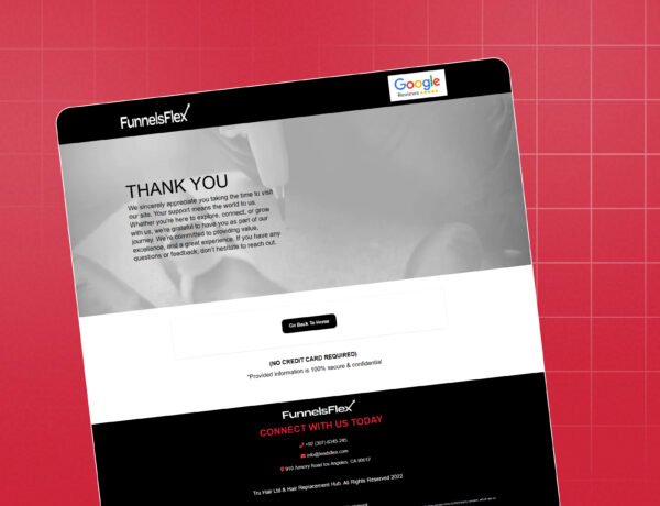 Hair Replacement Funnel Template For GHL