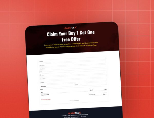 High-Converting Fitness Supplement Funnel