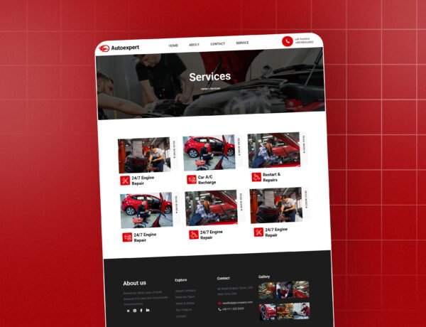 Get More Bookings & Build Trust with a Clean, Modern Auto Repair Funnel!