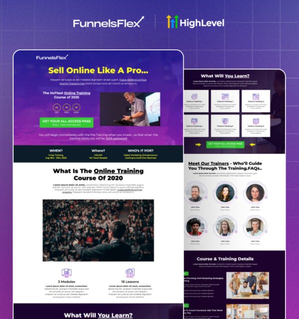 High-Converting Course Funnel
