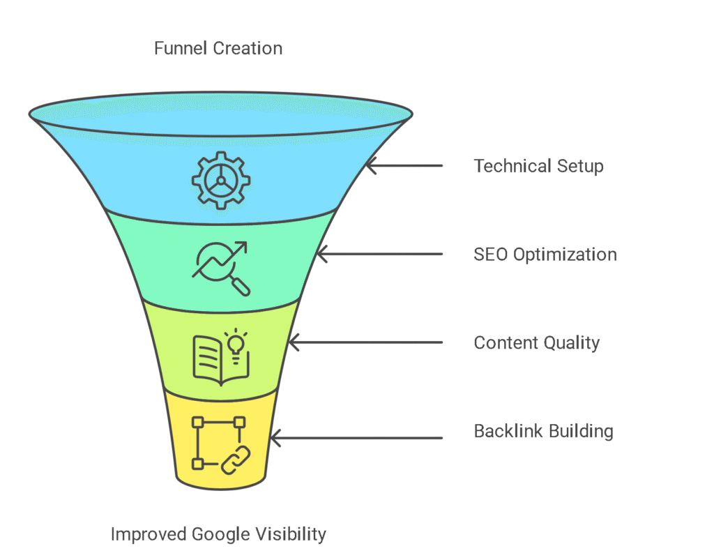Why is Your GoHighLevel Funnel Not Showing on Google? Before we move to the solution, it is important to understand the problem. Here are the key reasons why your GoHighLevel funnel is not showing up on Google: