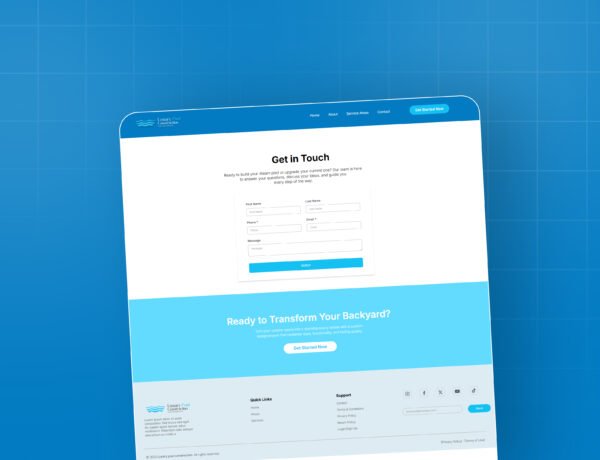 GoHighLevel Pool Service Website Template for Pool Cleaning & Maintenance Businesses