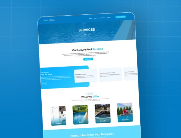 GoHighLevel Pool Service Website Template for Pool Cleaning & Maintenance Businesses