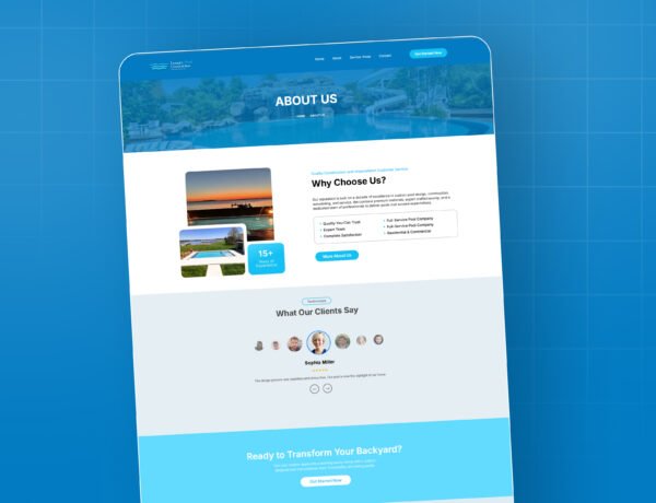 GoHighLevel Pool Service Website Template for Pool Cleaning & Maintenance Businesses