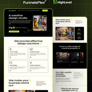 Digital Marketing Funnel Website for GoHighLevel – Boost Leads Fast