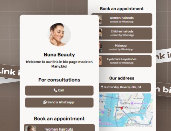 Bio Link Page for Salons, Stylists & MUAs | Convert Followers into Clients Instantly