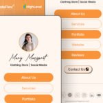 Social Media Link Page Bio Funnel Template | Stylish, Mobile-Optimized Funnel for Creators & Brands