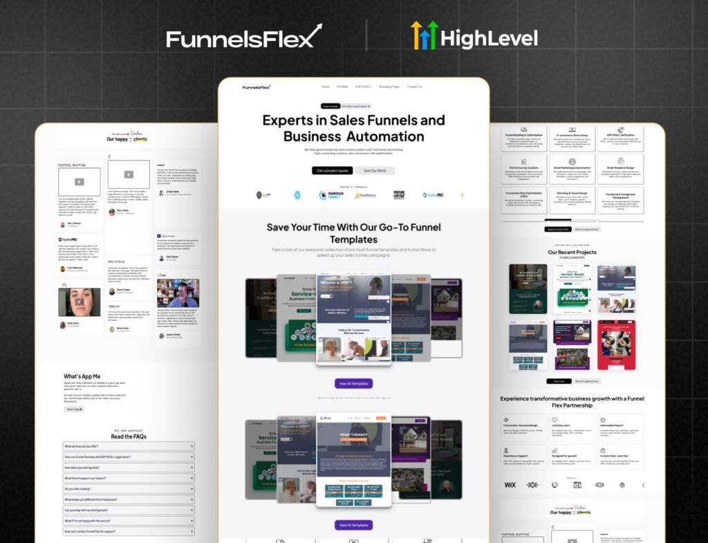 GoHighLevel Sales Website Funnel
