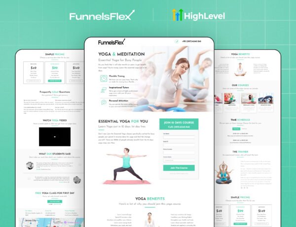 High-Converting Yoga & Meditation Funnel