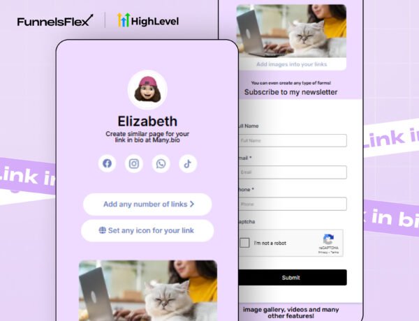 Coaches | Influencer Link Page Bio Funnel Template