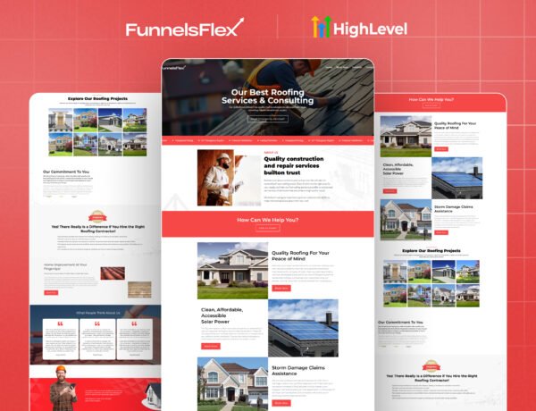 High-Converting Roofing Services Funnel