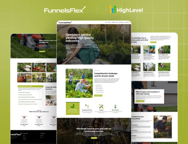 High-Converting Landscaping Services Funnel