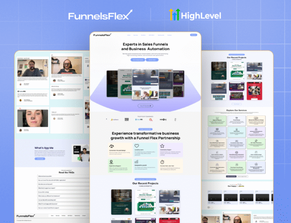 GoHighLevel Sales Website Funnel
