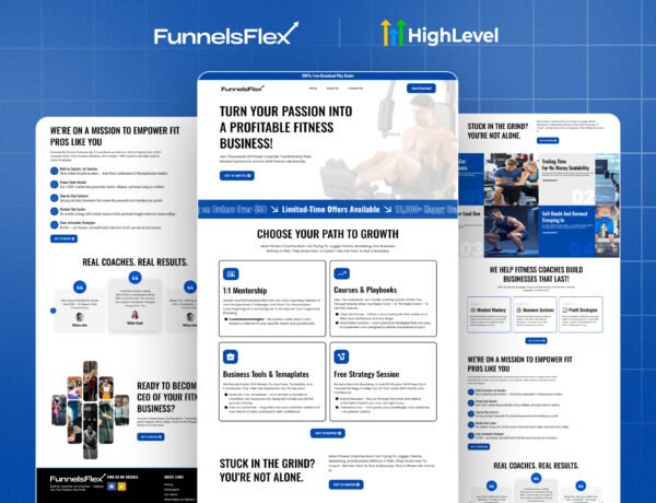 Fitness Website Template