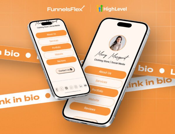 Social Media Link Page Bio Funnel Template | Stylish, Mobile-Optimized Funnel for Creators & Brands