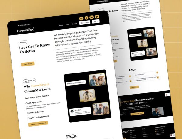 Home Loan website Template