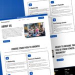 Fitness Website Template