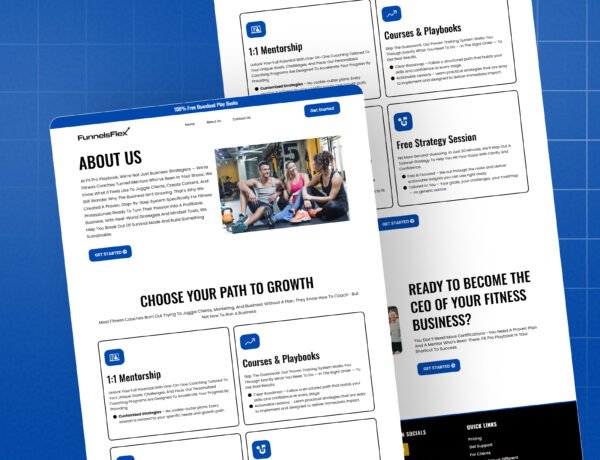 Fitness Website Template