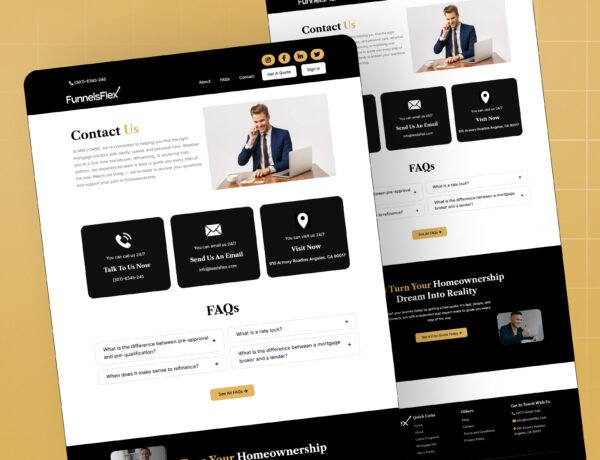 Home Loan website Template