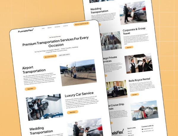 Luxury Transportation Services Template For Every Occasion
