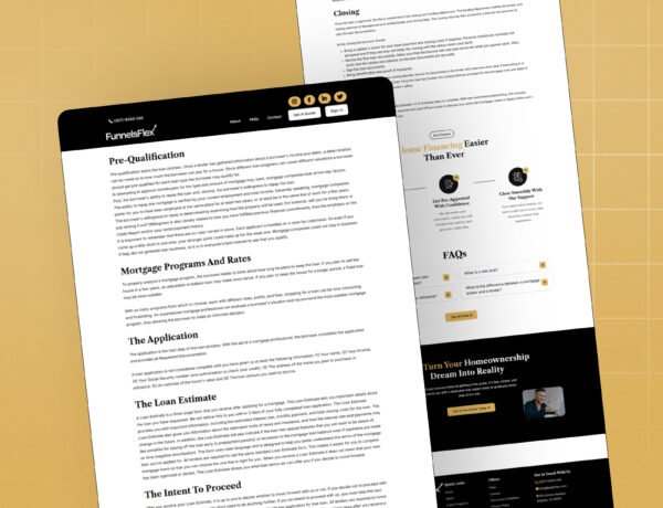 Home Loan website Template