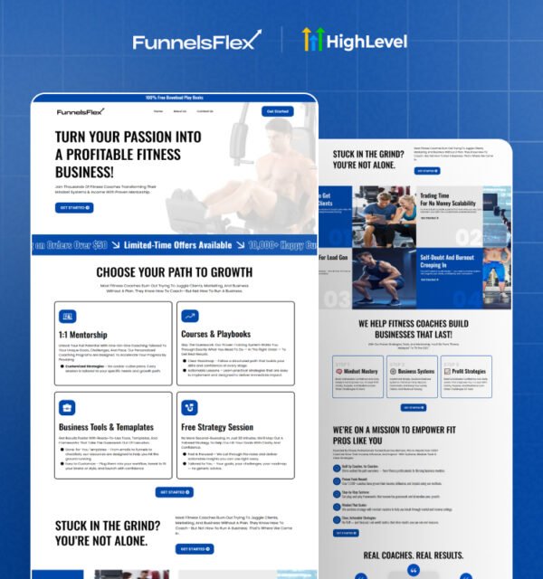 Fitness Website Template