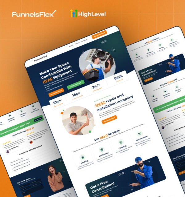 GoHighLevel HVAC Funnel to Boost Leads & Sales