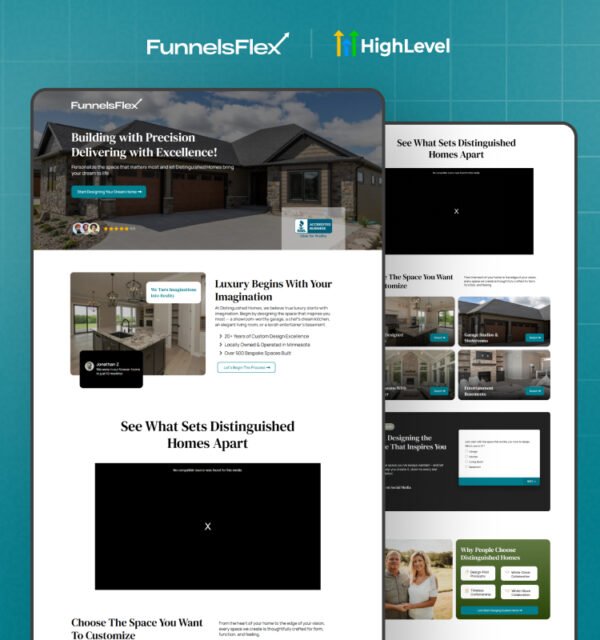 High-Converting Home Builder Funnel for GHL | Boost Leads Fast