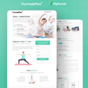 High-Converting Yoga & Meditation Funnel