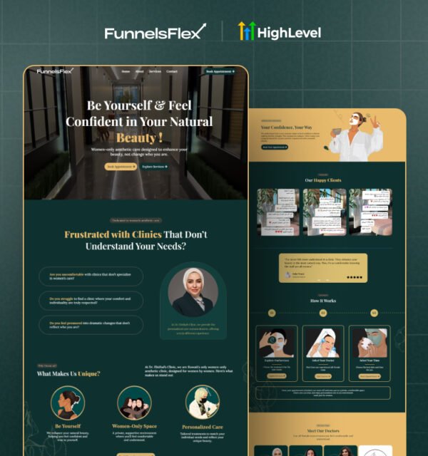 GoHighLevel Medical Template – Professional Website for Healthcare Experts