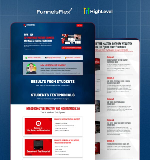HighLevel Automation YouTube Funnel For Growth & Passive Income