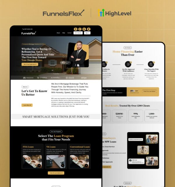 Home Loan website Template