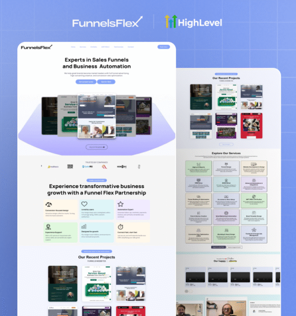 GoHighLevel Sales Website Funnel