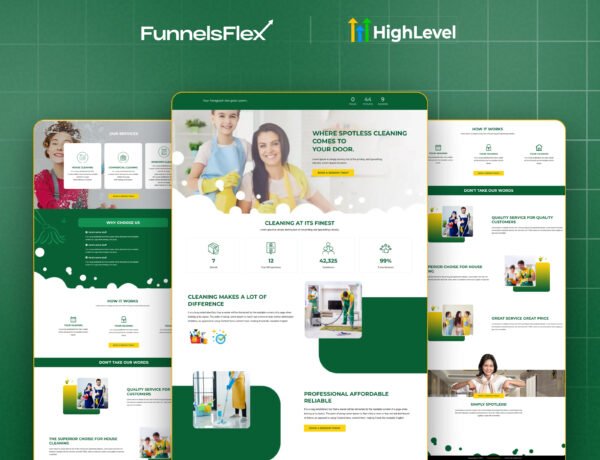 High-Converting Cleaning Services Funnel