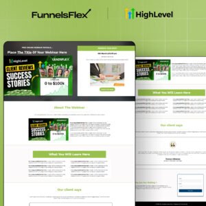 High-Converting GoHighLevel Sales Funnel