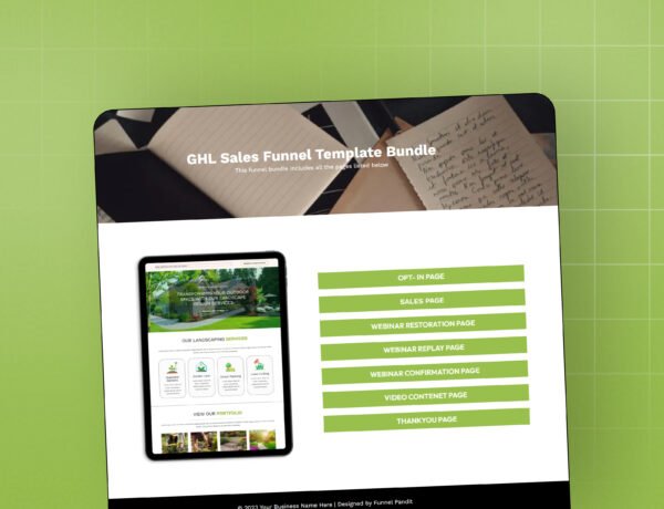 High-Converting GoHighLevel Sales Funnel