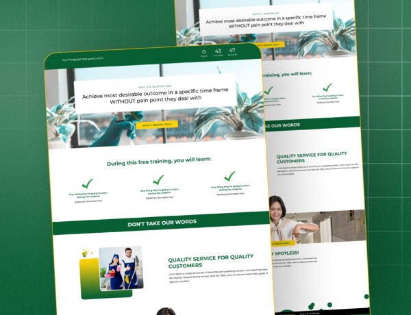 High-Converting Cleaning Services Funnel