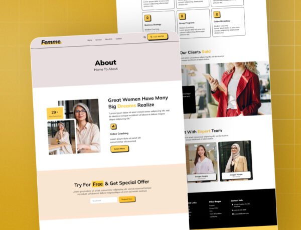 High-Converting GoHighLevel Website Template for Women Entrepreneurs