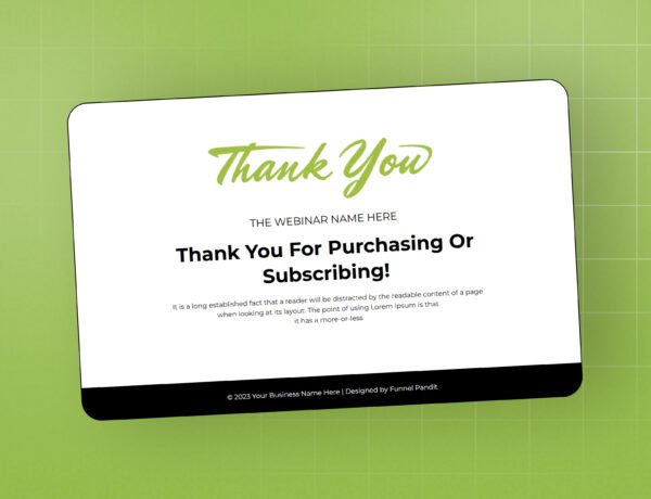 High-Converting GoHighLevel Sales Funnel