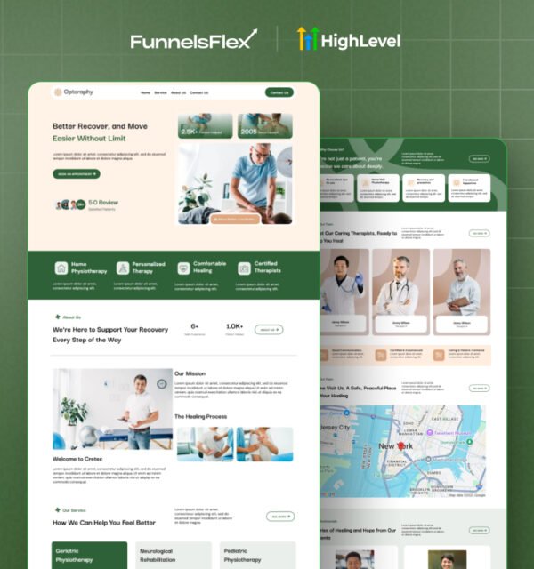 High-Converting Physiotherapy Funnel