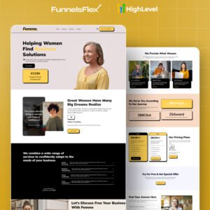 High-Converting GoHighLevel Website Template for Women Entrepreneurs