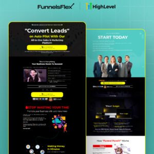 High-Converting GoHighLevel SaaS Funnel Template