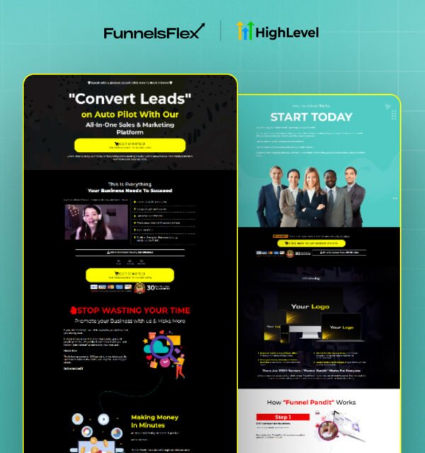 High-Converting GoHighLevel SaaS Funnel Template