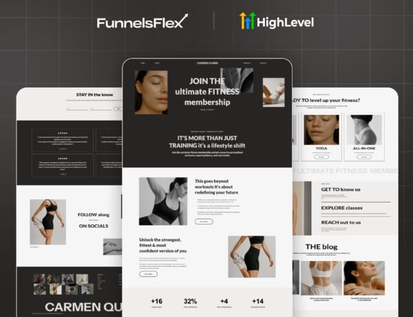 GoHighLevel Membership Website Template, Online Course Funnel GHL, Coaching Community Platform, Digital Learning Sales Page