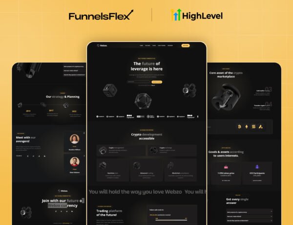 Best GoHighLevel Crypto Funnel Template | Designed for Traders & Startups
