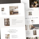 GoHighLevel Interior Design Website Template, Modern GHL Website for Interior Stylists, Professional Home Decor Design